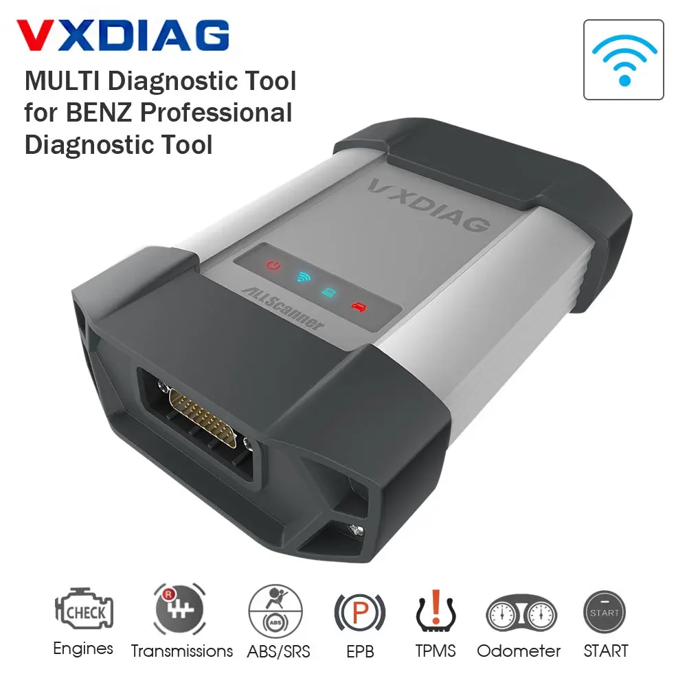 ALLSCANNER VXDIAG для BENZ C6 Xentry диагностики VCI & Аудио пропуск многофункциональный