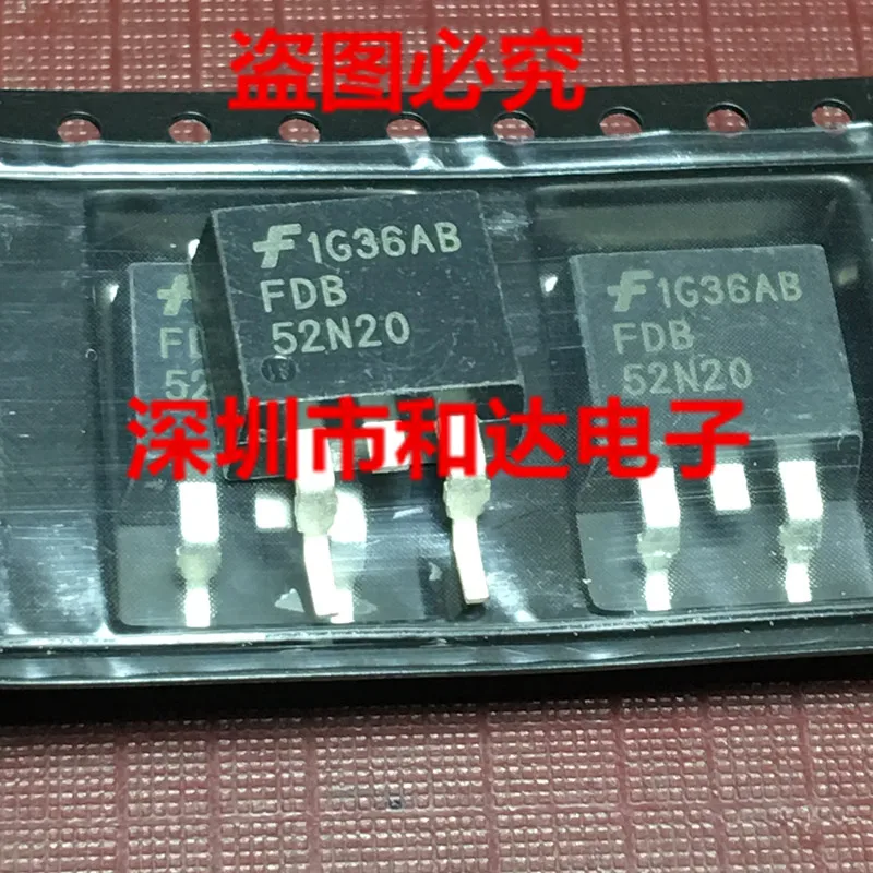FDB52N20-263 200V 52A