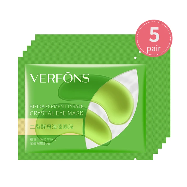 Eye Patches Hyaluronic Acids Microneedle Eye Pads Moisturizing Wrinkles Fine Lines Dark Circles Removal Collagen Eye Mask Patch 5Pair K295 V