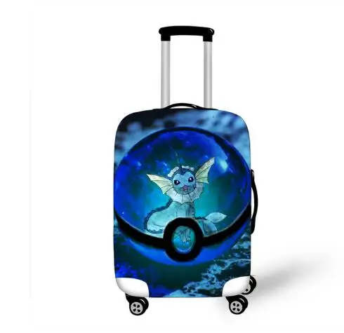 18-32 дюймов Pokemon Haunter Eevee Эластичный Защитный чехол для багажа, чехол для чемодана, пылезащитный чехол, Мультяшные аксессуары для путешествий - Цвет: picture color