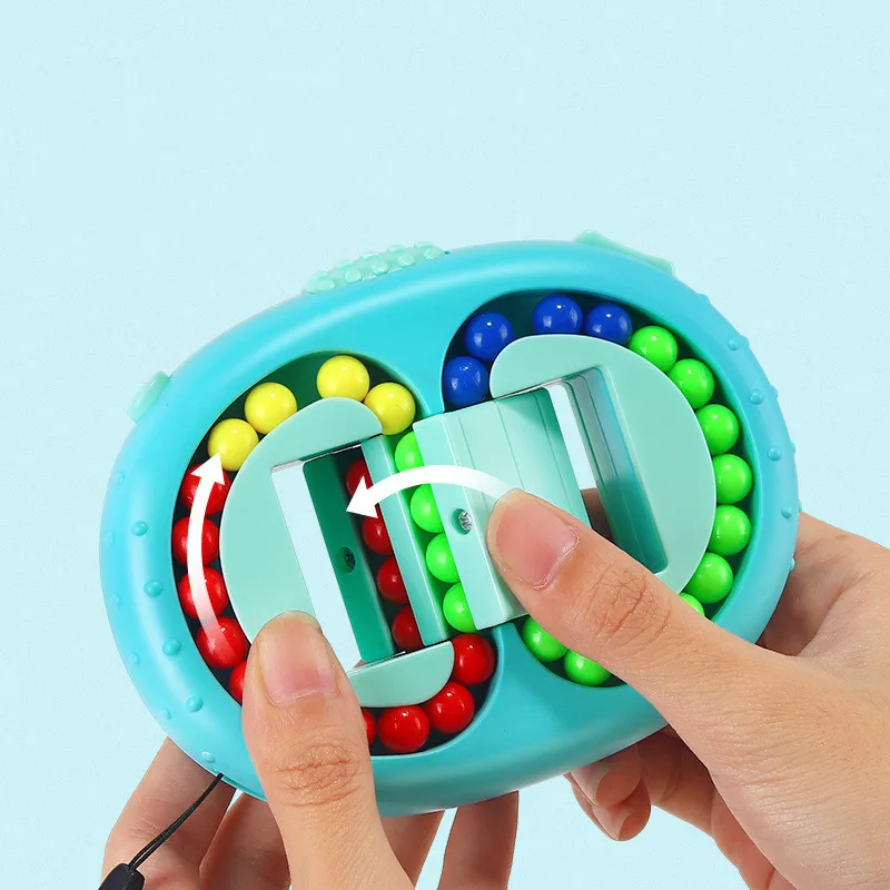 Puzzles de perles rotatives pour enfants, jouets du bout des doigts,  haricots magiques rotatifs, jeu d'apprentissage pour adultes, jouet  d'instituts souligné, nouveau - AliExpress
