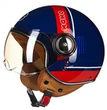 Мотоциклетный 3/4 открытый шлем для женщин и мужчин casco мотокросса электровелосипед велосипед безопасности capacete шлем - Цвет: 8