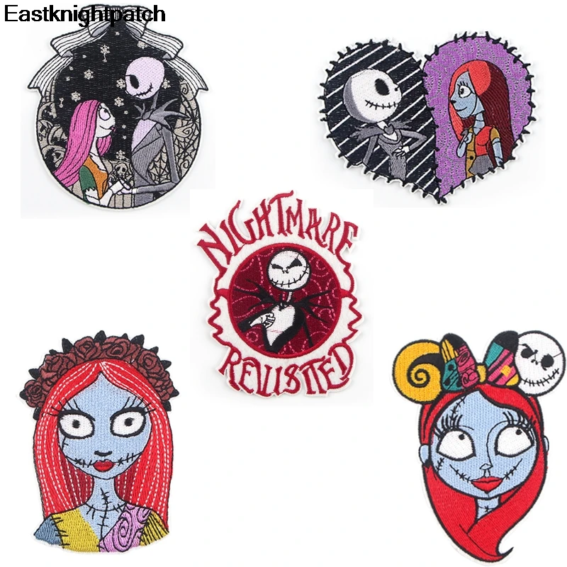 Cute Girl Patches Transfer Iron On Parches DIY Washable Stickers Clothes Deco Kh