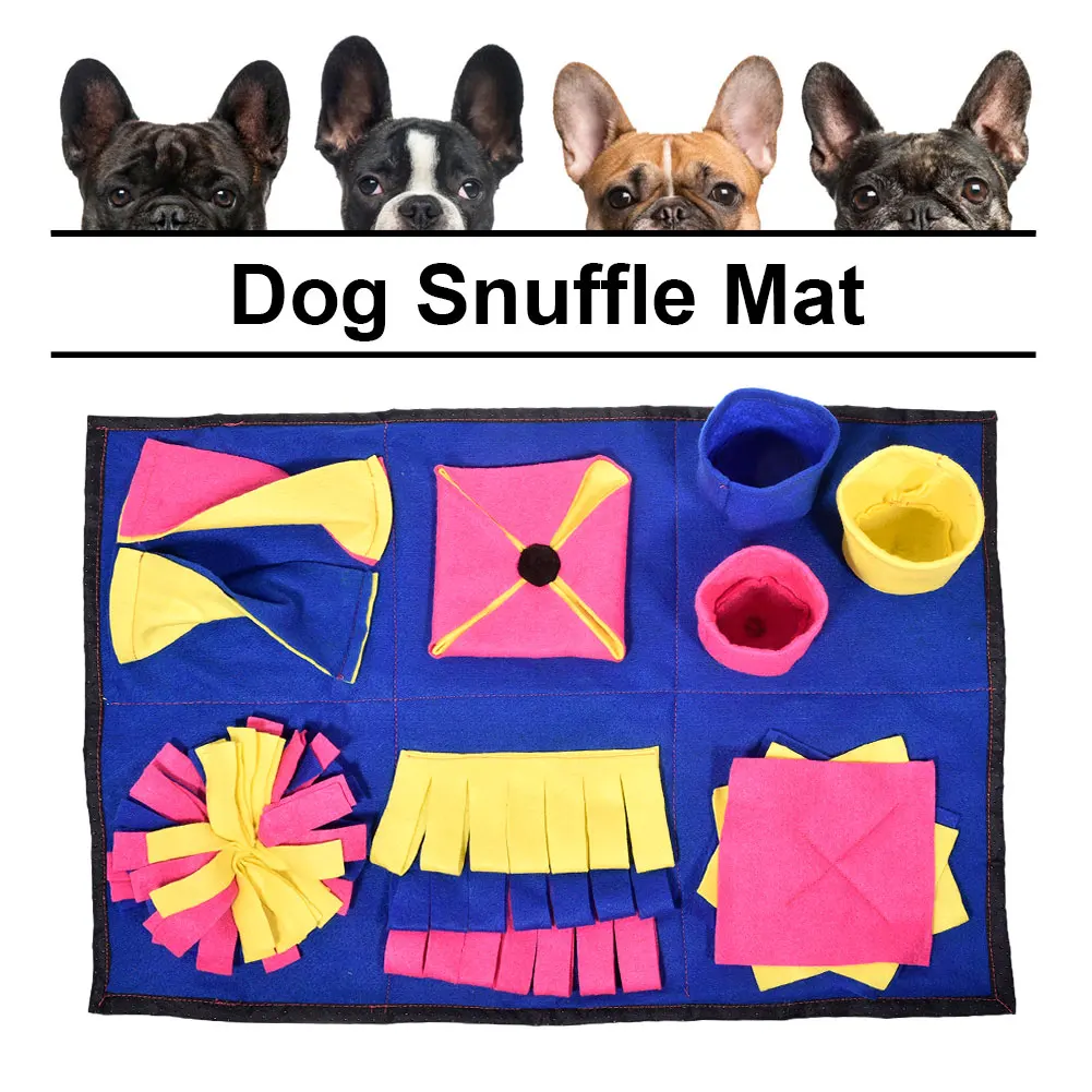 Pet Dog Sniffing Mat Dog Puzzle Toy Pet Snack Feeding Mat Boring