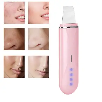 

Ultrasonic Skin Scrubber Deep Face Pore Cleaning Blackheads Removal Machine Device p