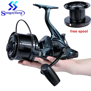 HOT SALE ❤️ Sougayilang Fishing Reel 9000-12000 Series Surf Fishing Reel Ultra Smooth Powerful Spinning Reel for Carp Fishing Sea Fishing - discount item 48% OFF Sports & Entertainment