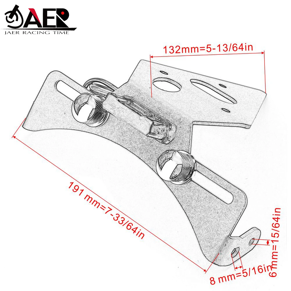 JEAR мотоцикл заднего номерного знака держатель с подсветкой для Triumph Daytona& Street Triple 2013