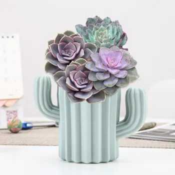 

Multifunction Desk Organizer Cactus Shaped Magnetic Pen Holder Pencil Pot Home Office Desk Stationery Storage Box