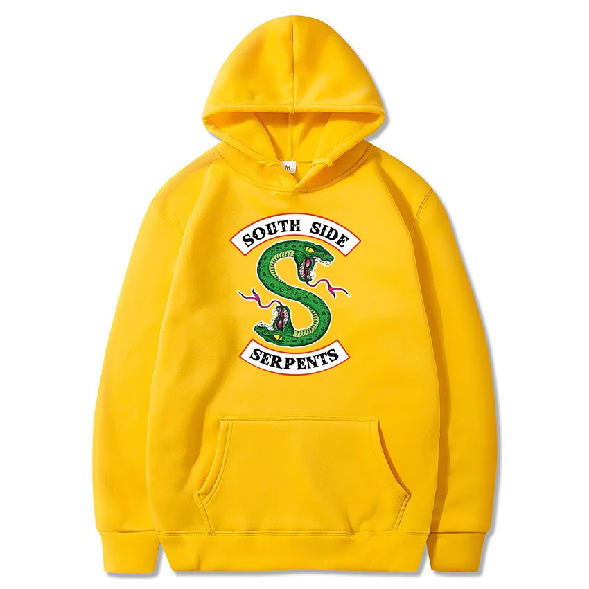 Hoodie 4 Ривердейл толстовки с капюшоном, верхняя одежда размера плюс "South Side serpents" уличная топы толстовки Для мужчин оранжевый пуловер с капюшоном спортивный костюм с капюшоном - Цвет: Hoodie 4