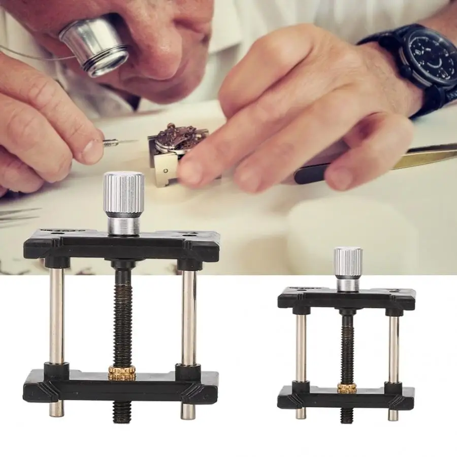 

2pcs/Set Plastic Watch Movement Holder Fixed Base Multi Function for Watchmaker Watches Clamp Watch Repairing Accessory Tool i