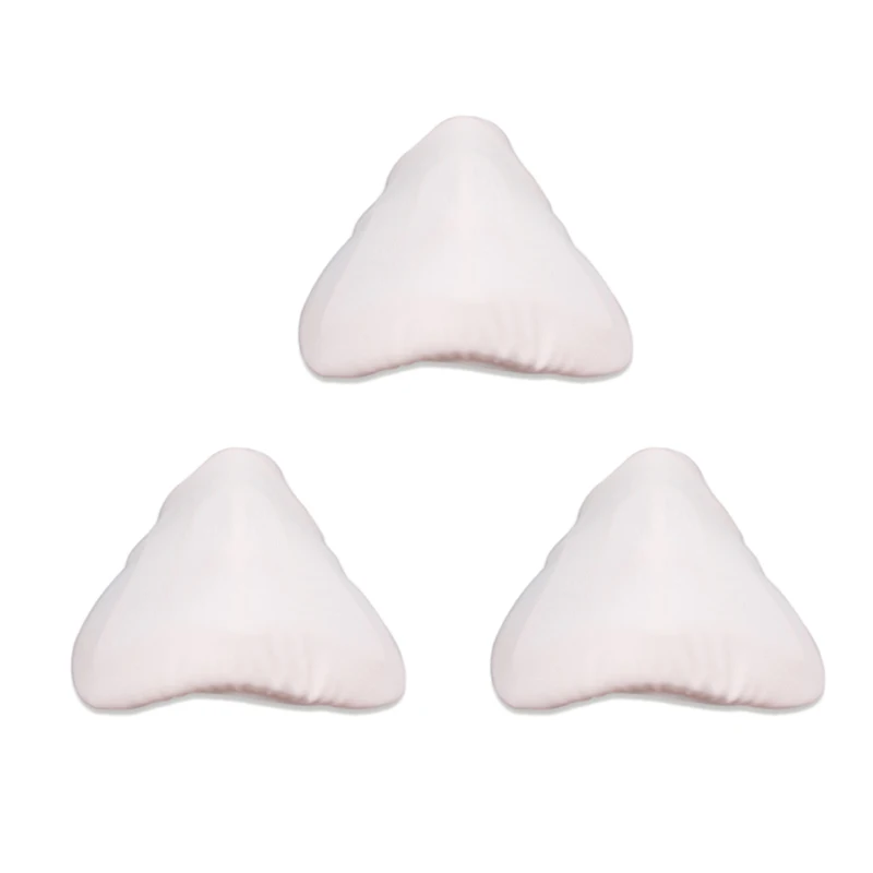

3 Pcs Half Face Dust Gas Mask Reusable ,Mask Liner Pad Holder, Nose and Nose Only Change the Mask Liner Filter Dust,White