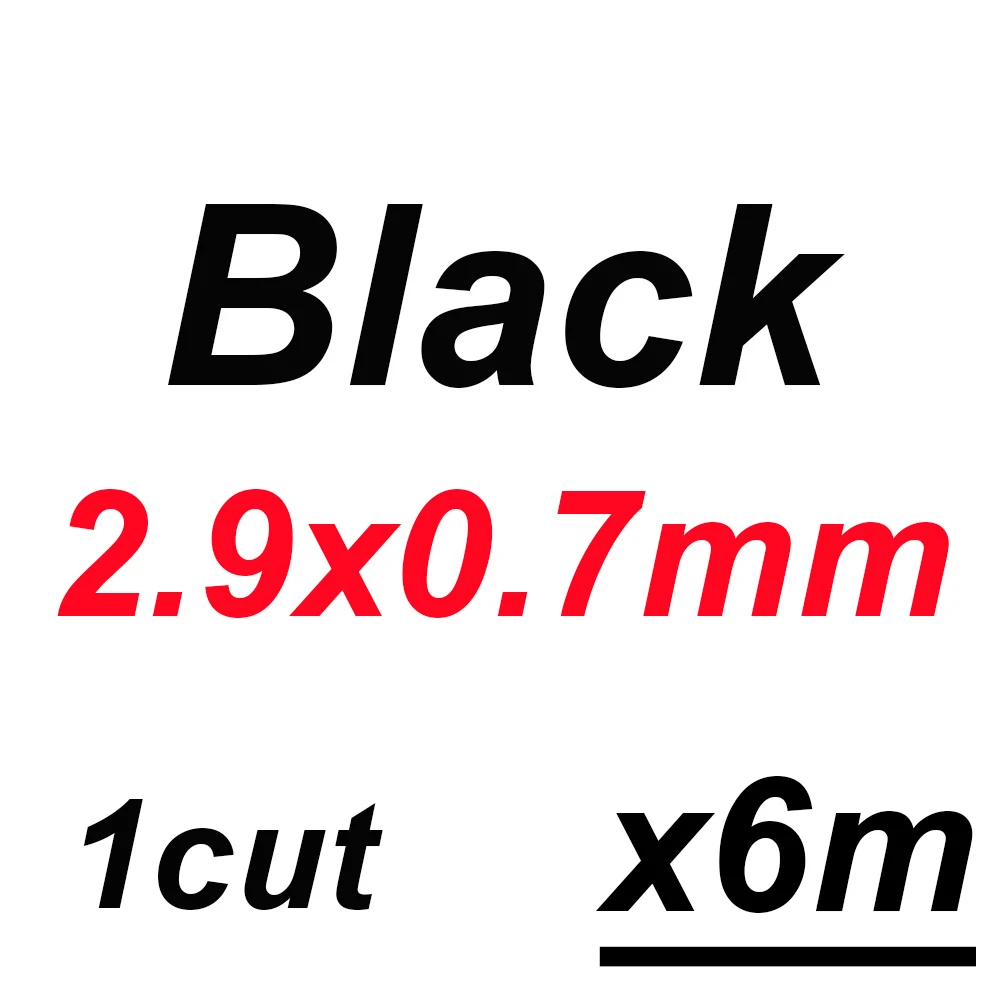 6m x2.9mm in black Victorsense 6/9/20/100 м рыболовные канаты 2,1 мм 0,7 мм 2,3 2,5 2,9 мм латексная трубка модели полое латекс эластичный линии Рыболовные снасти - Цвет: 6m x2.9mm in black