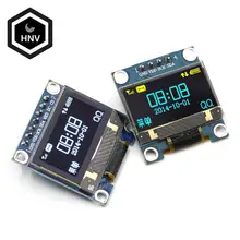 0.96 polegada oled iic série branco módulo de exibição oled 128x64 i2c ssd1306 12864 placa da tela lcd gnd vdd sck sda para arduino