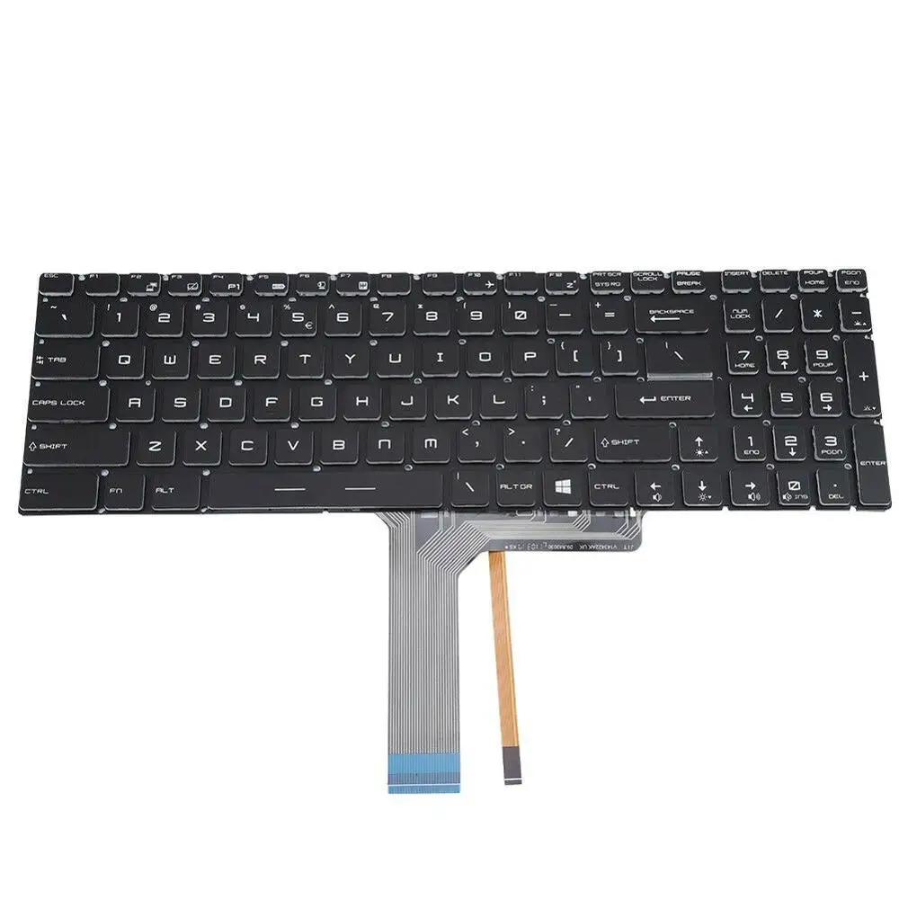 Новинка для MSI GL62 GL72 GP62 GP72 Клавиатура для ноутбука с подсветкой английская кристальная RGB цветная клавиатура с подсветкой GT72S GL63 GL73 US GS60