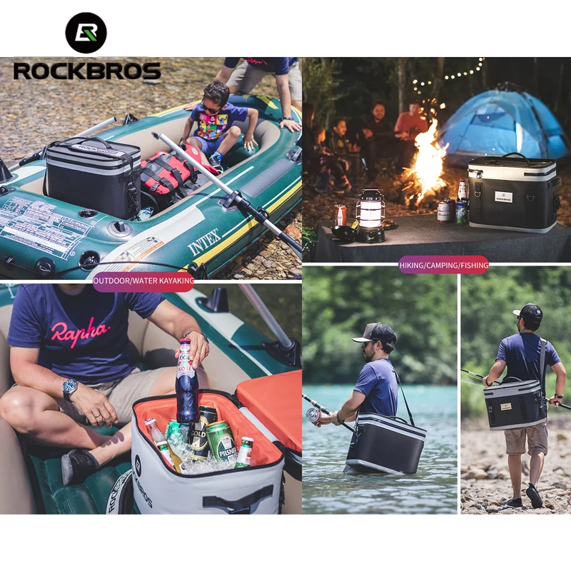 ROCKBROS 22L уличный Пикник корзина кулер для пикника многофункциональная большая