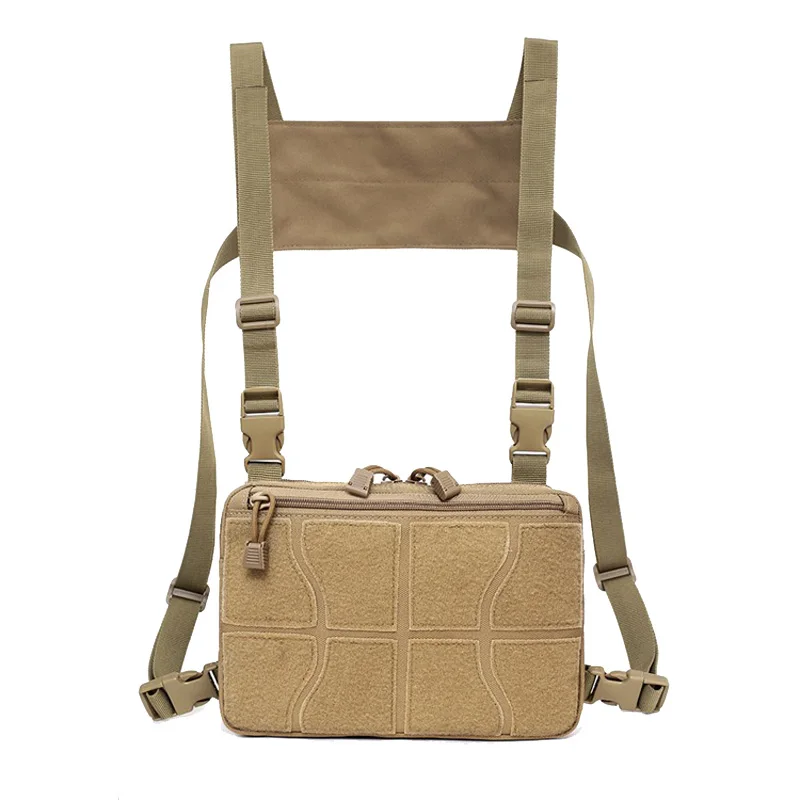 Tactical Chest Bag 1000D Nylon Detachable Military Vest Molle Pouch Shoulder Bag Outdoor Sport Camping Bags Hunting Accessories