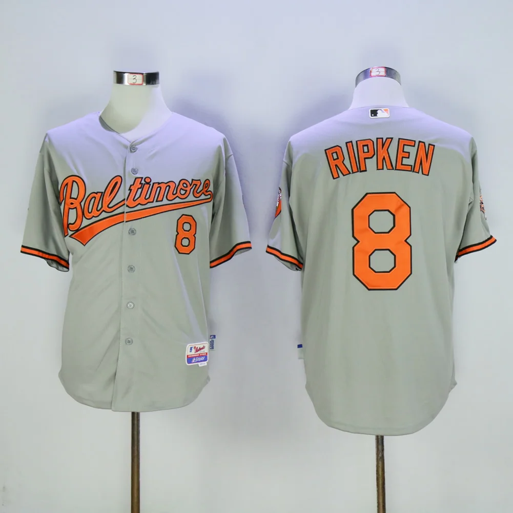 AS PICTURE Сшитая мужская майка Baltimore Cal Ripken Jr Adam Jones Jim Palmer в винтажном стиле - Цвет: AS PICTURE