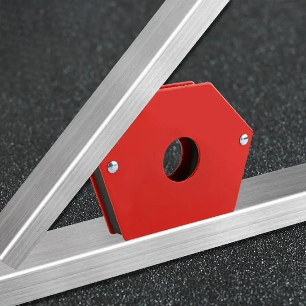 

Magnetic Welding Holder Soldering Handheld Practical Welding Locator Fixing Red Durable DIY Portable Electric Tool