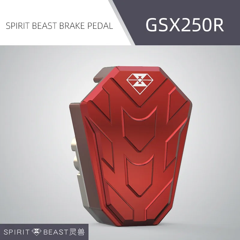 Spirit Beast мотоциклетные тормозные подножки для Suzuki GSX250R противоскользящие расширенные педали Аксессуары для модификации - Цвет: red