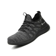 Рабочая защитная обувь для мужчин; обувь со стальным носком; Легкие дышащие кроссовки с открытым носком; Рабочая обувь для пеших прогулок; обувь для тенниса