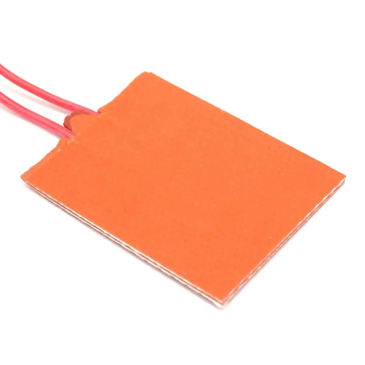 12V DC 40x50mm 8W Rectangle Flexible Waterproof Silicon Heater Pad For Oil Tank