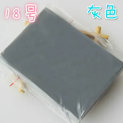 56 Color Soft Clay Dry Polymer Children's Toys Plasticine Safe and Non-toxic Colorful Lightweight Clay Gifts for Boys and Girls - Цвет: C18 gray