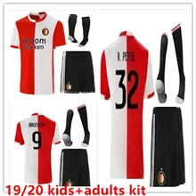 19, 20, детские футбольные майки Feyenoord, комплект для взрослых, футбольные майки LARSSON V. PERSIE VILHENA JORGENSEN, детские футболки Feyenoord