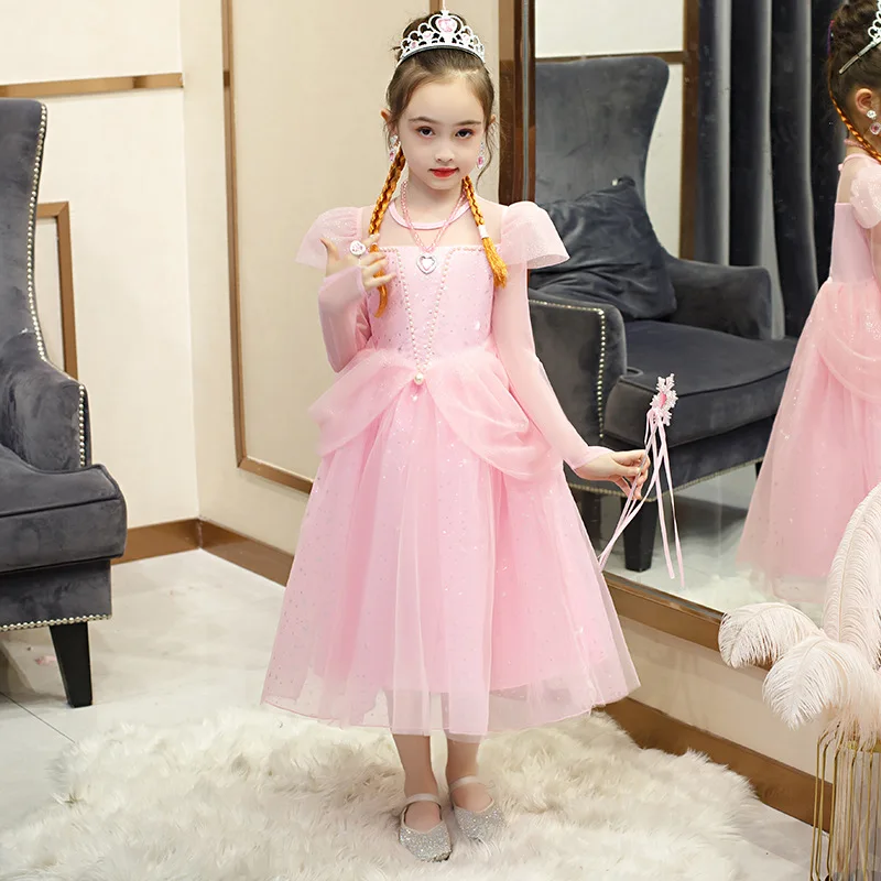 miçangas bebê meninas vestidos de princesa traje