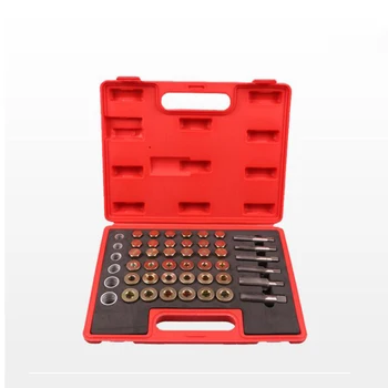 

114PCS Oil Pan Thread Repair Tool Set Sump Gearbox Drain Plug Key w/ Carry Case