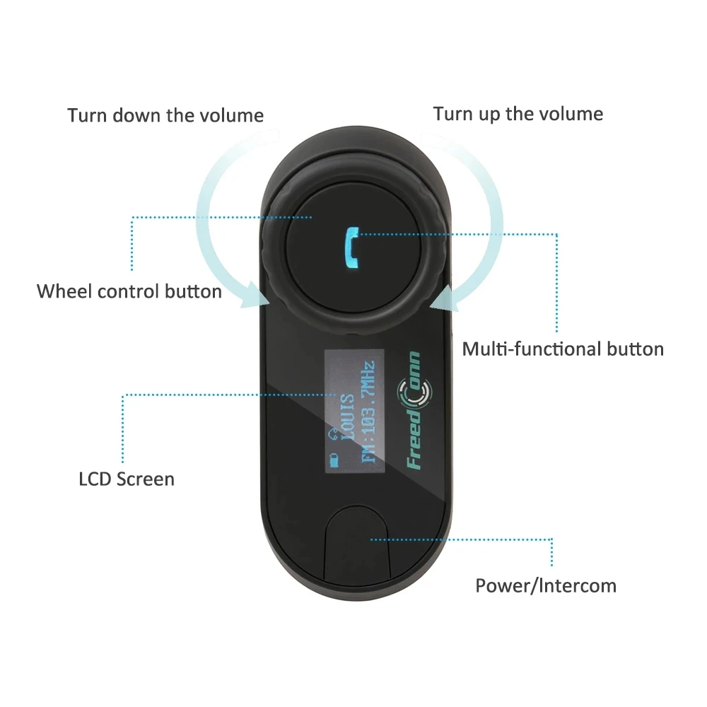 2 шт./лот Freedconn 800M TCOM SC мотоциклетный домофон BT Bluetooth беспроводная гарнитура для