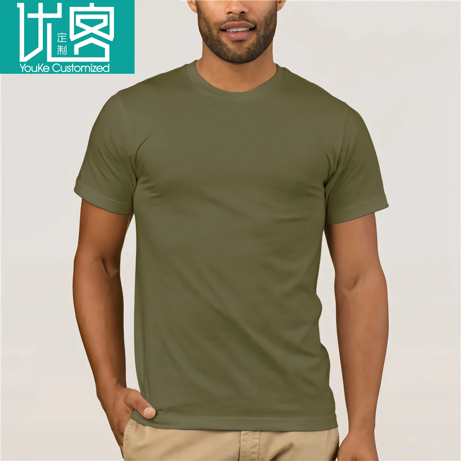 5army green Выходные дни Kiss Land черная футболка на заказ размер S-3XL Футболка с принтом Мужская хлопковая футболка стиль принт Мужская брендовая одежда - Цвет: 5army green