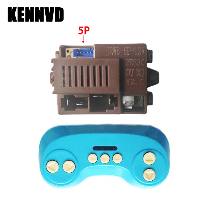 

J2WB-5P-12V Children's electric toy car bluetooth remote control, controller with smooth start function 2.4G transmitter