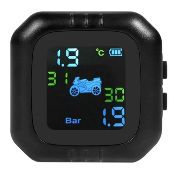 

Motorcycle Wheel Tire Pressure Wireless Monitor Sensor System TPMS Tool Durable Durable And Practical