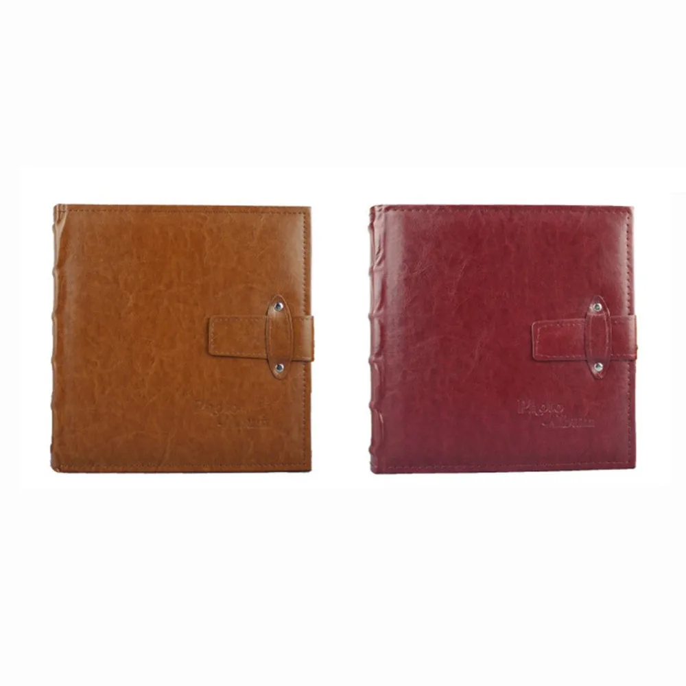Leather Pu Leather Large 6 Inch Photo Album 200 Inlay Photo Album Booklet 6 Inch Plastic Photo Album Creative Gift