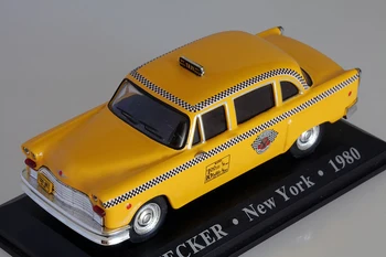 

1:43 New York Taxi Model Alloy Car Model Classic Checker Collection Model Toy