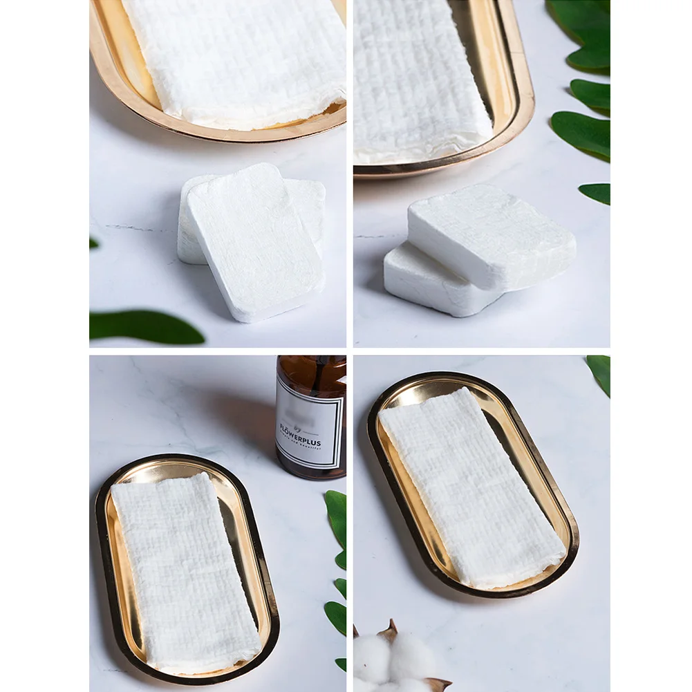 20pcs/bag Compressed Towel Baby Wipes Cotton Blends Portable Disposable Cleaning Face Makeup Water Absorbing Travel Shower Mini