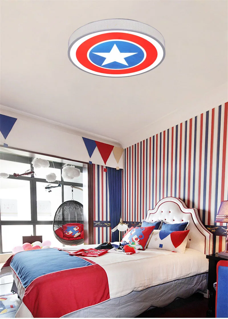 Captain America Superman Led Room Lamp