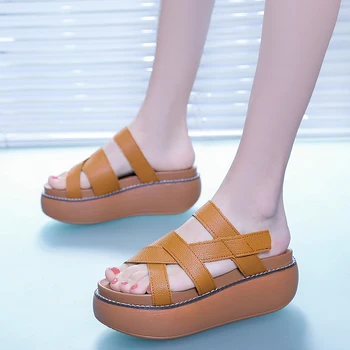 

2020 New Women Sandals Soft Three Color Stitching Ladies Sandals Comfortable Flat Sandals Open Toe Running Shoes Woman Footwear