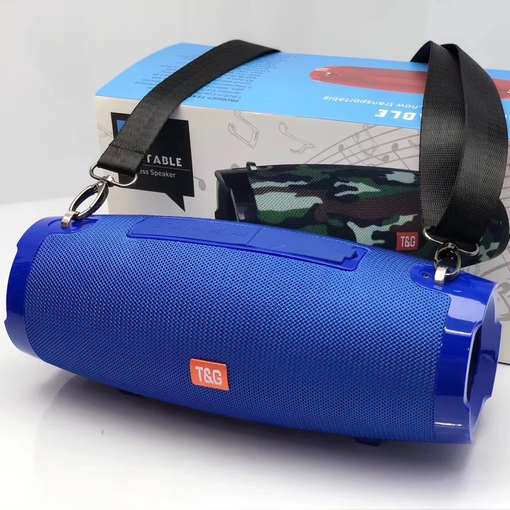 Портативный беспроводной bluetooth динамик 20 Вт уличный водонепроницаемый поддержка FM радио TF карты usb
