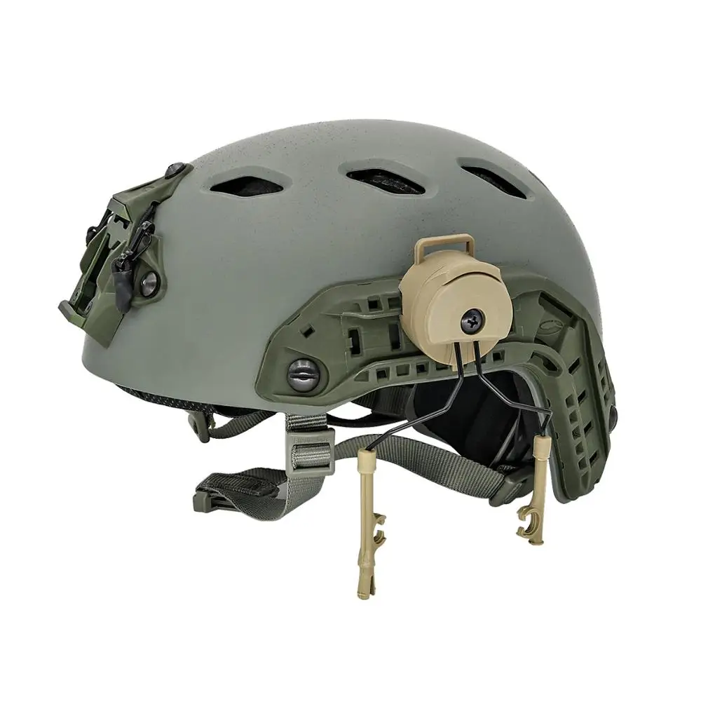 Military Peltor Helmet Headset Bracket and Fast Ops Core Helmet ARC Rail Headset Adapter for Airsoft Tactics Headphones comtac