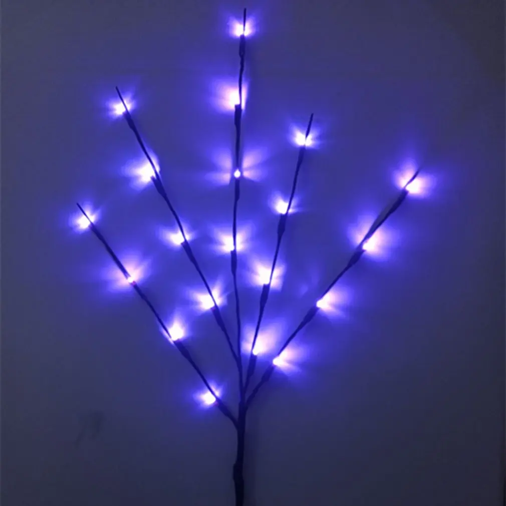 

20 LED String Light Simulation Branch Fairy Light Holiday Party Glowing Tool Home Outdoor Wedding Christmas Birthday Decor
