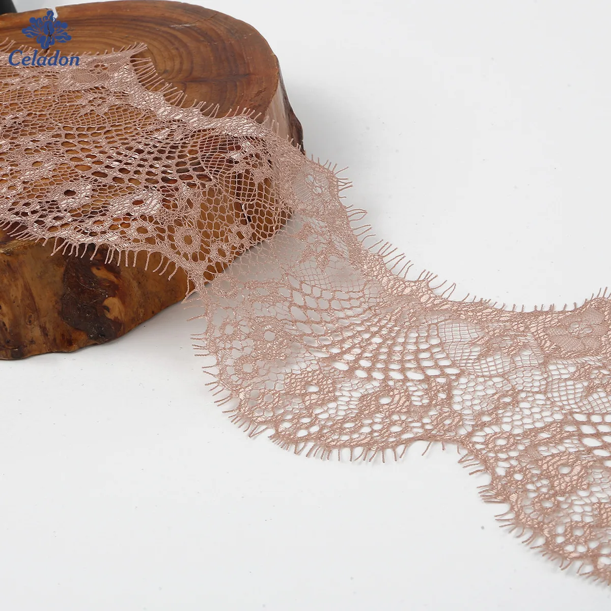 Flower Embroidered Lace Fabric Trim Ribbons DIY Sewing Handmade Materials 3Yards 14 colors option 9.5cm