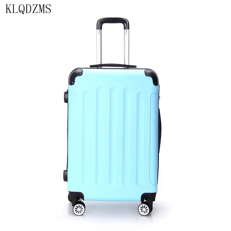  KLQDZMS ABS+PC 20''24 inch Suitcase on wheels rolling luggage Students carry on Cabin trolley Suitc