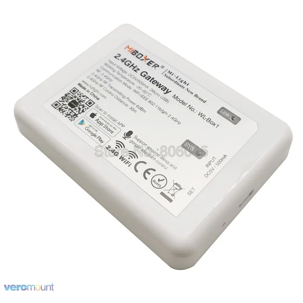 Miboxer WL Box1 WiFi Беспроводное управление ler приложение для смартфона/Alexa Google Assistant