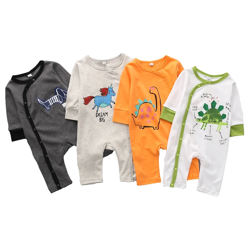 

Brand New Hot Sale Newborn Infant Baby Boy Girl Cartoon Animal Cotton Romper Jumpsuit Clothes Infant Baby Clothes 3-24 Month