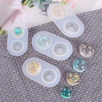 

Pack of 4 Eyeball Dome Silicone Molds Resin Craft Molds for Doll Eyes Casting
