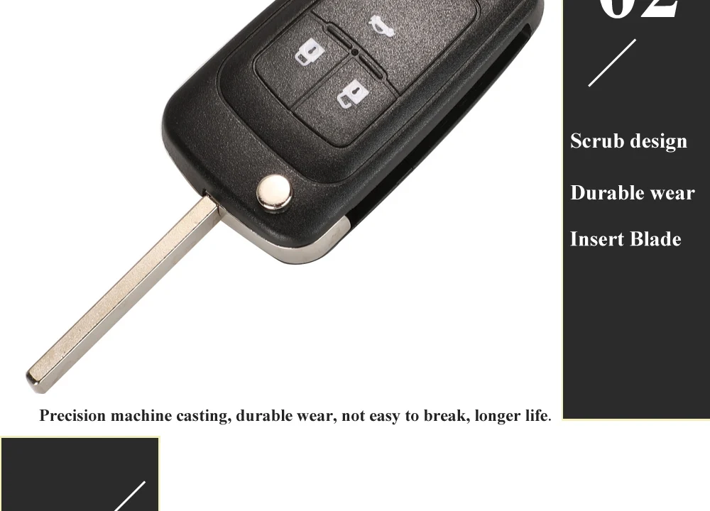 Keyforkess Keyless Go Car Completa di Smart Chiave di Vibrazione A Distanza per Chevrolet Cruz Aveo Camero Malibu Buick Verano Encore 315Mhz ID46 Circuito Integrato - Ha6e2539284954c5e8dc23be411288693d