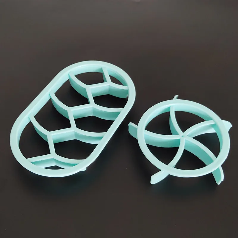 2 Pieces Circle Circle Bread Circle Plastic Cake Cookie Bread Pressing Die DIY Home Bakery Modeling Tool