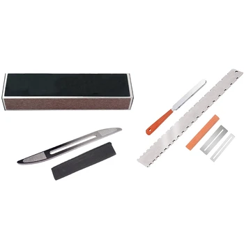 

Guitar Neck Measuring Ruler Guitar Grinding File Tool & Guitar Fret Sanding Leveler Beam Leveling Bar Bass Luthier Tool