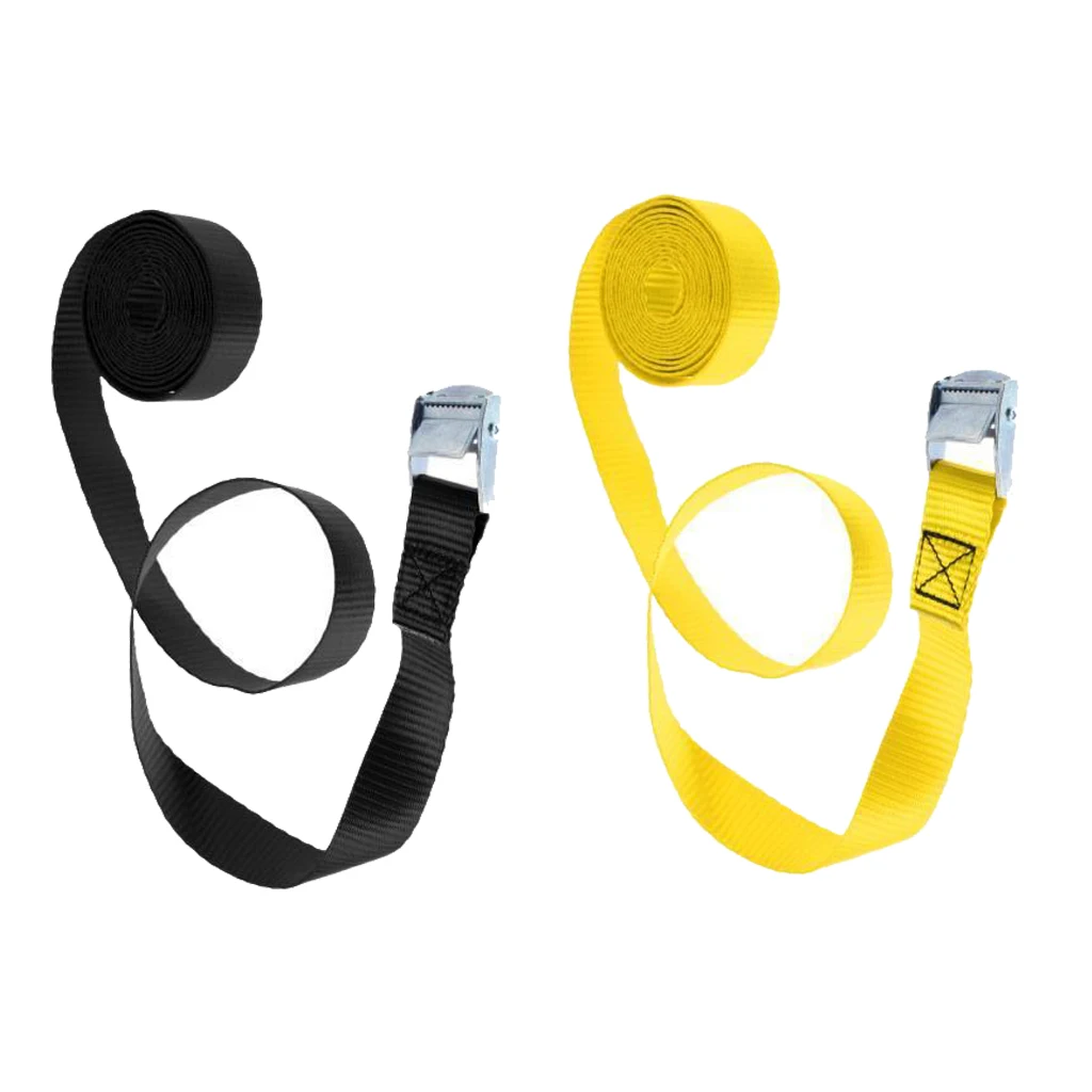 Pack of 2, Surfboard Kayak SUP Surf Rack Tie Down Straps 10 Feet